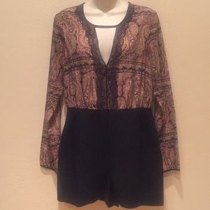 BCBG long sleeve women’s romper size 10